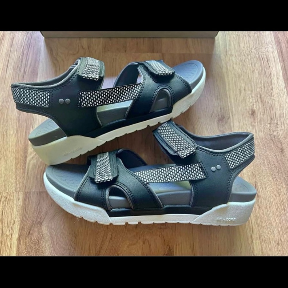 Black ryka platform sandals